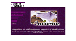 Desktop Screenshot of elitesweets.com